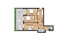 3-комн. квартира 127.8 м²  3/16 этаж | Жилой комплекс Musaffo