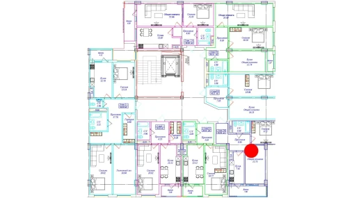 2-xonali xonadon 50.69 m²  2/9 qavat | UCHTEPA CITY Turar-joy majmuasi