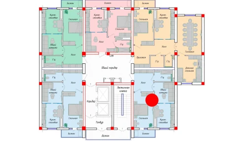 2-комнатная квартира 52.82 м²  11/12 этаж | Жилой комплекс SERGELI CITY