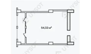 2-xonali xonadon 54.33 m² 15/16 qavat | NEOM TOWER Turar-joy majmuasi 2-xonali xonadon 54.33 m² 15/16 qavat | NEOM TOWER Turar-joy majmuasi