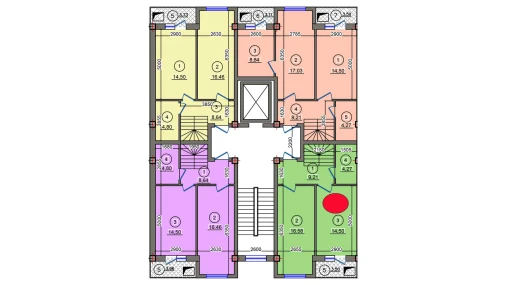 1-комнатная квартира 48.07 м²  9/10 этаж | Жилой комплекс Qibray City