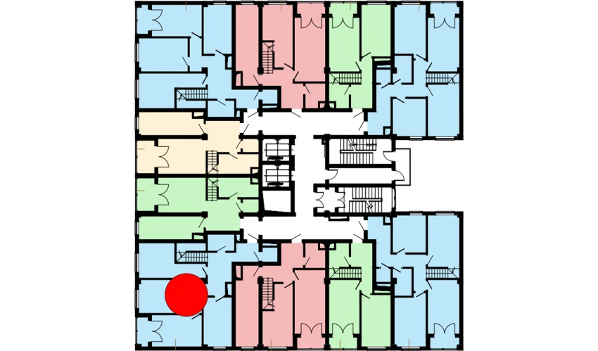 3-xonali xonadon 188.3 m²  16/16 qavat | Musaffo Turar-joy majmuasi