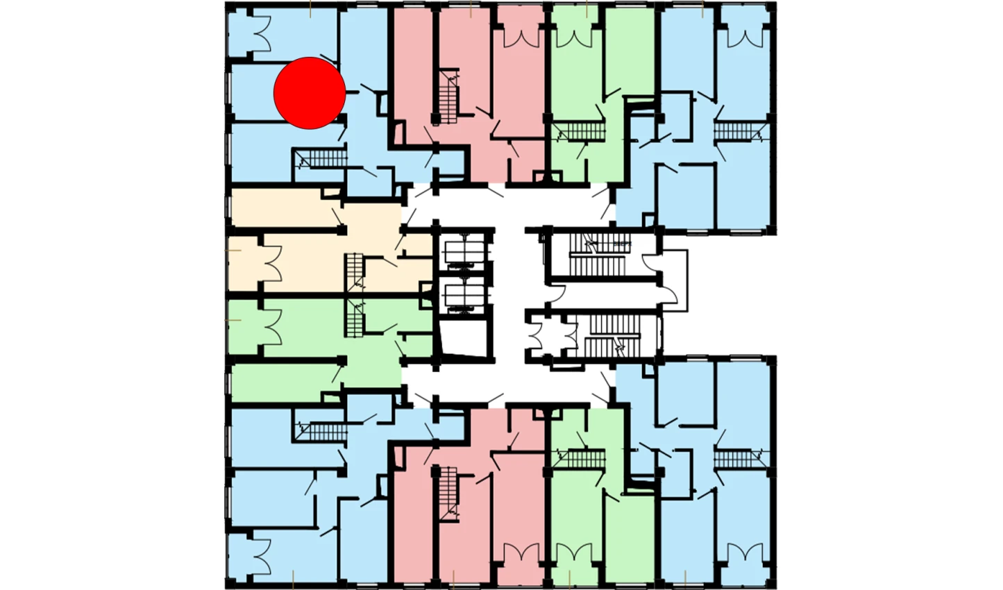 3-xonali xonadon 188.3 m²  16/16 qavat | Musaffo Turar-joy majmuasi