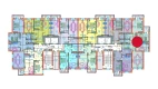 3-комн. квартира 93.72 м²  2/13 этаж | Жилой комплекс Al-Qasr