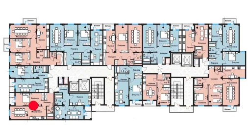 2-комнатная квартира 51.81 м²  10/12 этаж | Жилой комплекс Zangota City 1 -ETAP