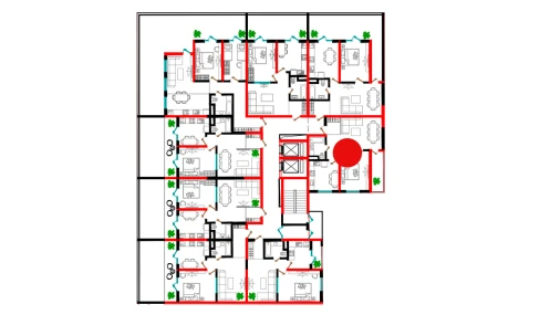 2-комнатная квартира 57.8 м²  2/12 этаж | Жилой комплекс Aman Residence