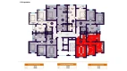 3-комн. квартира 77.2 м²  7/16 этаж | Жилой комплекс TURON