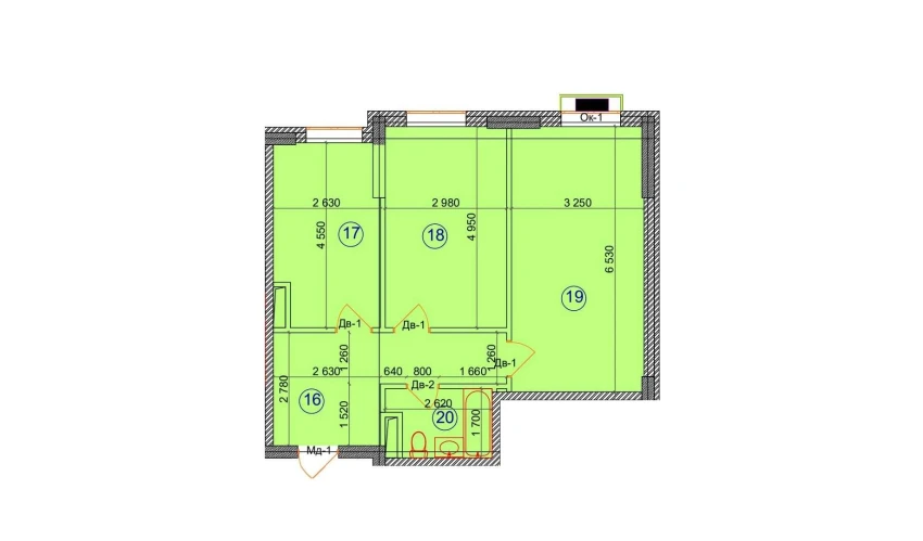 2-xonali xonadon 66 m²  8/9 qavat | Uchtepa Avenue Turar-joy majmuasi