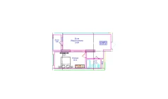 1-комн. квартира 45.28 м²  10/17 этаж | Жилой комплекс UCHTEPA CITY