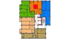 1-xonali xonadon 73 m² 11/12 qavat | Sokin hayot Turar-joy majmuasi 1-xonali xonadon 73 m² 11/12 qavat | Sokin hayot Turar-joy majmuasi