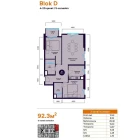 3-комн. квартира 92.3 м² 11/21 этаж | Жилой комплекс Central Avenue 3-комн. квартира 92.3 м² 11/21 этаж | Жилой комплекс Central Avenue
