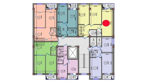 2-комнатная квартира 67.45 м²  9/10 этаж | Жилой комплекс Qibray City