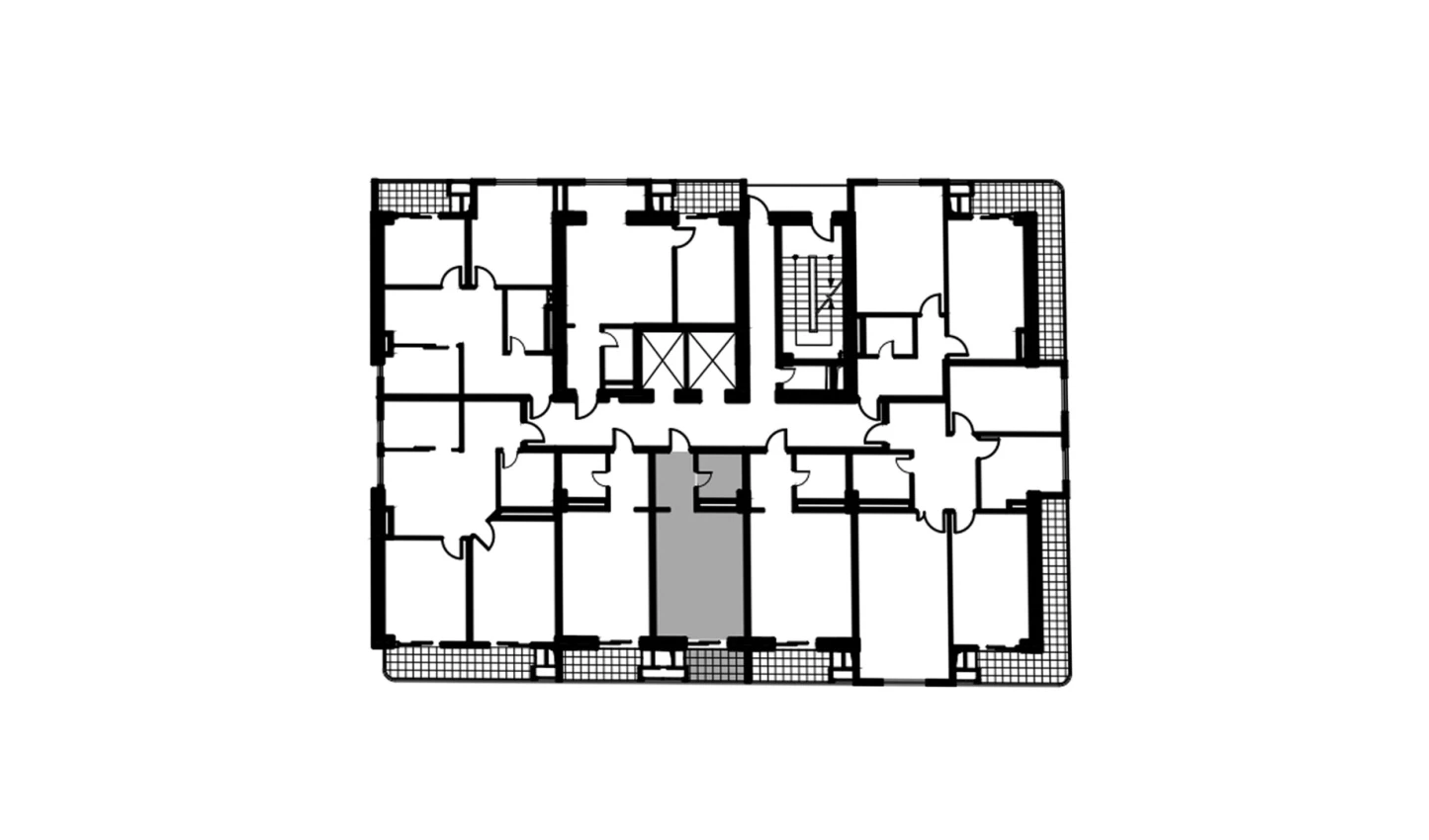 1-комн. квартира 29.8 м²  3/12 этаж | Жилой комплекс NAVRUZ GROUP