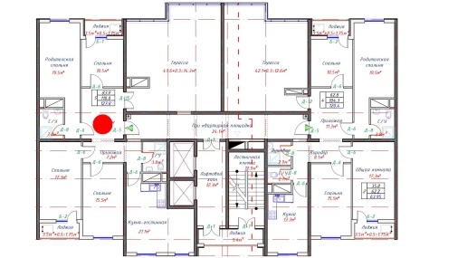 5-xonali xonadon 110 m²  16/16 qavat | Crystal Avenue Turar-joy majmuasi