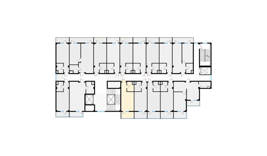 1-xonali xonadon 30.26 m²  3/7 qavat | Bochka Resort Turar-joy majmuasi