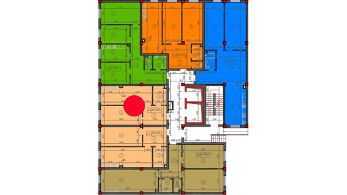 3-комнатная квартира 52 м²  1/12 этаж | Жилой комплекс Sokin hayot