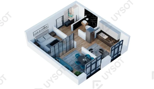 2-xonali xonadon 76 m²  5/5 qavat | GRAND CITY Turar-joy majmuasi