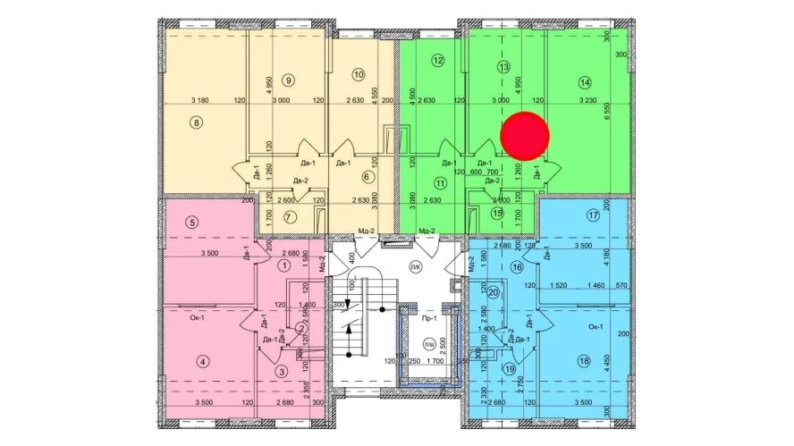 2-комн. квартира 67.1 м²  3/9 этаж | Жилой комплекс Uchtepa Avenue