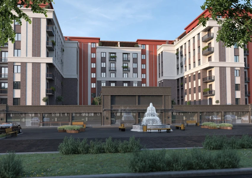 1-xonali xonadon 39 m²  1/10 qavat | CHINARA PARK Turar-joy majmuasi