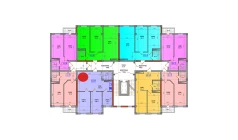 3-комн. квартира 68.08 м² 4/9 этаж | Жилой комплекс Yuksalish Nurafshon 3-комн. квартира 68.08 м² 4/9 этаж | Жилой комплекс Yuksalish Nurafshon