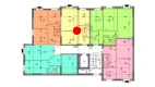 2-xonali xonadon 46.7 m²  8/9 qavat | Uchtepa Avenue Turar-joy majmuasi