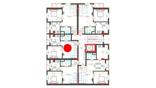 2-xonali xonadon 47.5 m²  11/12 qavat | CHINARA PARK Turar-joy majmuasi