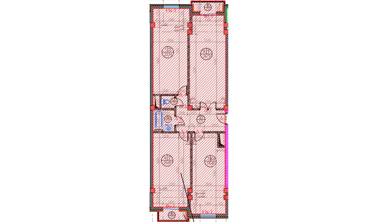 4-комн. квартира 113.42 м² 2/8 этаж | Жилой комплекс Ziynat Capital 4-комн. квартира 113.42 м² 2/8 этаж | Жилой комплекс Ziynat Capital