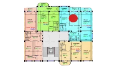 3-xonali xonadon 93.4 m²  2/7 qavat | Bunyodkor Turar-joy majmuasi