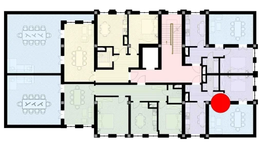 2-xonali xonadon 54.66 m²  9/9 qavat | SHARQ Turar-joy majmuasi