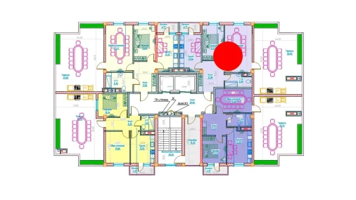 2-xonali xonadon 123.98 m²  13/13 qavat | Al-Qasr Turar-joy majmuasi