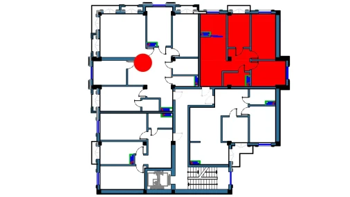 4-xonali xonadon 120 m²  3/9 qavat | FLORYA RESIDENCE Turar-joy majmuasi