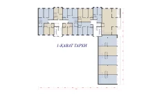 1-комн. квартира 39.4 м²  1/10 этаж | Жилой комплекс Ko'kcha-Oqtepa
