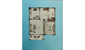 2-комн. квартира 42.4 м²  1/11 этаж | Жилой комплекс TANG SAROY
