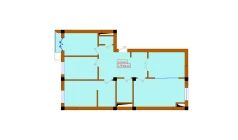 4-xonali xonadon 119.6 m²  6/11 qavat | Aviasozlar Plaza Turar-joy majmuasi