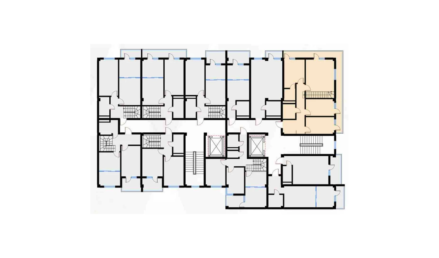 4-комн. квартира 178.05 м²  7/7 этаж | Жилой комплекс Bochka Resort