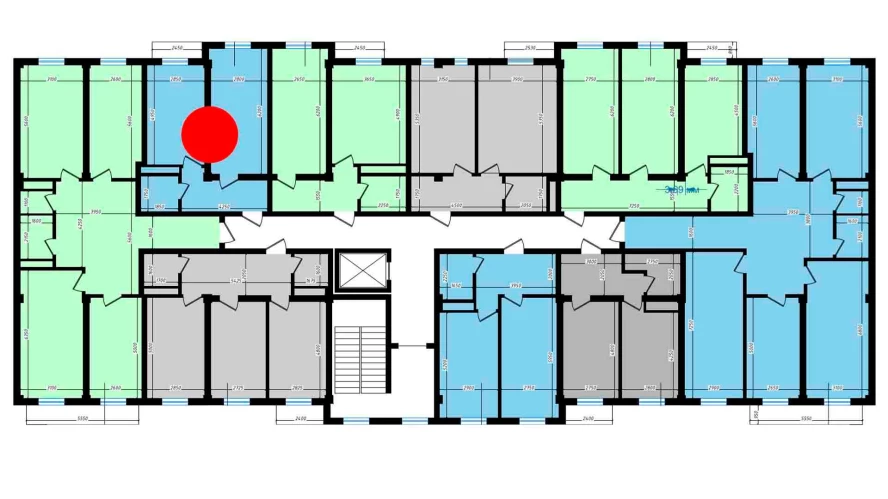 1-комн. квартира 43 м²  10/10 этаж | Жилой комплекс Ko'kcha-Oqtepa