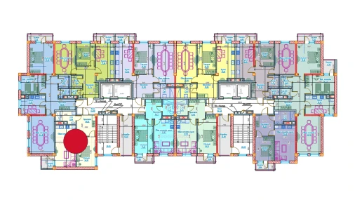 2-xonali xonadon 53.64 m²  2/13 qavat | Al-Qasr Turar-joy majmuasi