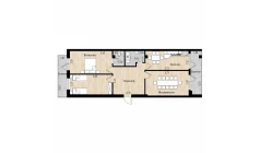 3-xonali xonadon 106.4 m²  4/8 qavat | Mustaqillik Avenue Turar-joy majmuasi