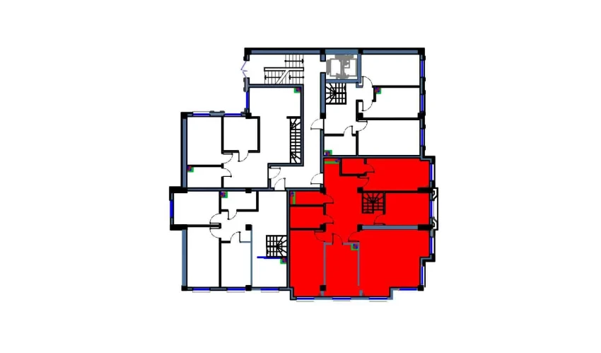 4-комнатная квартира 129 м²  2/9 этаж | Жилой комплекс FLORYA RESIDENCE