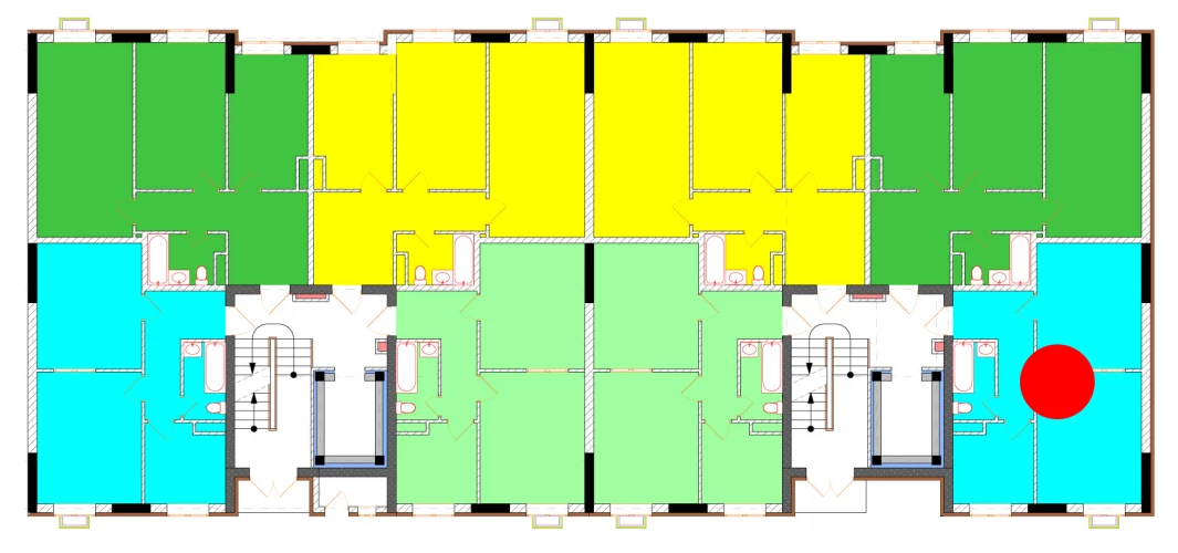 2-комн. квартира 50 м²  1/9 этаж | Жилой комплекс Uchtepa Avenue