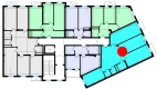 3-xonali xonadon 109.2 m²  5/10 qavat | Ko'kcha-Oqtepa Turar-joy majmuasi