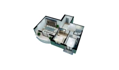 2-комн. квартира 70.7 м²  3/13 этаж | Жилой комплекс Bog'dod City
