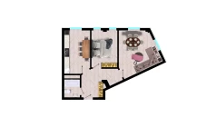 2-xonali xonadon 55.6 m²  10/10 qavat | Ko'kcha-Oqtepa Turar-joy majmuasi