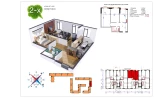 2-комн. квартира 66.3 м²  7/9 этаж | Жилой комплекс Uchtepa Avenue