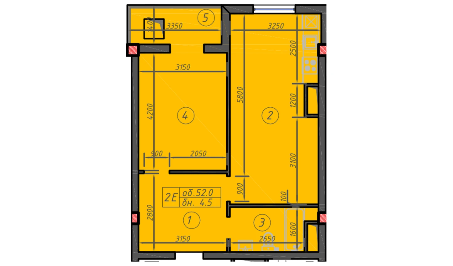 1-xonali xonadon 52 m² 11/12 qavat | Sokin hayot Turar-joy majmuasi 1-xonali xonadon 52 m² 11/12 qavat | Sokin hayot Turar-joy majmuasi