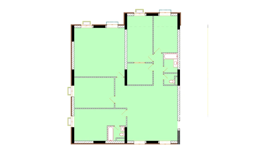 5-комнатная квартира 192.8 м²  7/12 этаж | Жилой комплекс Uchtepa Avenue