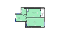 1-комн. квартира 46.7 м²  7/13 этаж | Жилой комплекс ORZU SAROYI