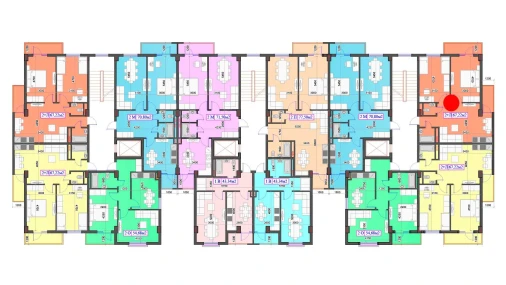 2-xonali xonadon 67.22 m²  4/7 qavat | O'ZBEGIM Turar-joy majmuasi