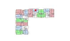1-комн. квартира 45.96 м²  4/9 этаж | Жилой комплекс SHAYX-UL OLAM