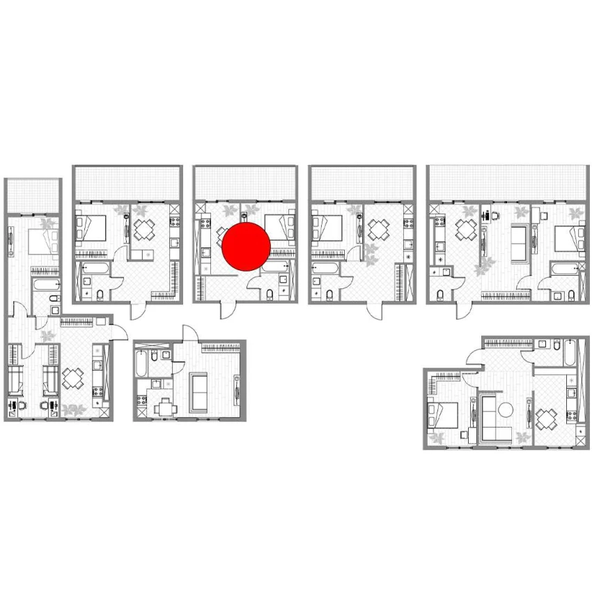 1-комн. квартира 33 м²  10/14 этаж | Жилой комплекс PARVOZ